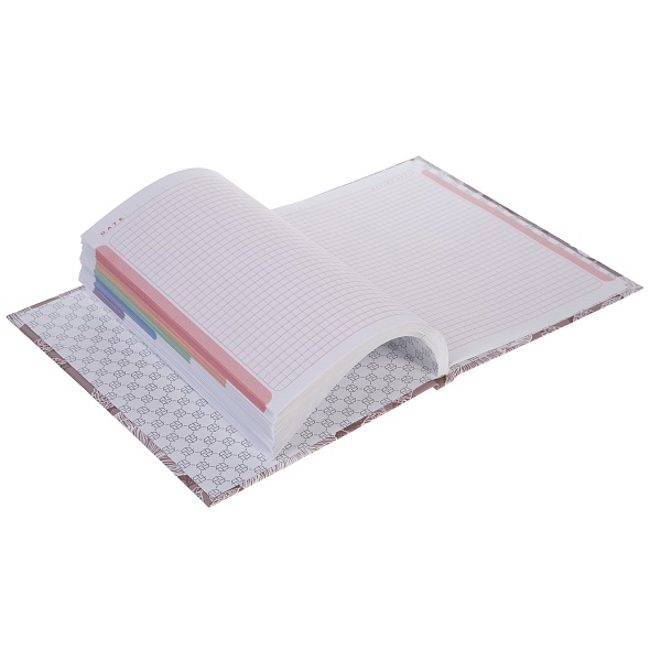 Бизнес-блокнот А5 80л. Hatber Flower aesthetics, клетка