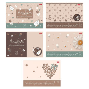 Альбом для рисования 32л. Hatber Cute sharm