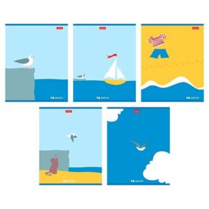 Тетрадь 48 л. клетка Hatber Приключения чайки