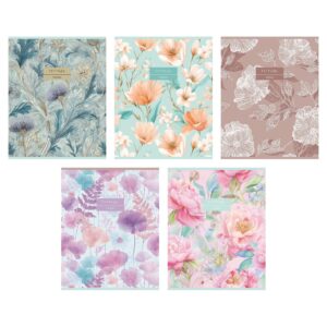 Тетрадь 48 л. клетка Hatber Дыхание цветов, пластиковая обложка