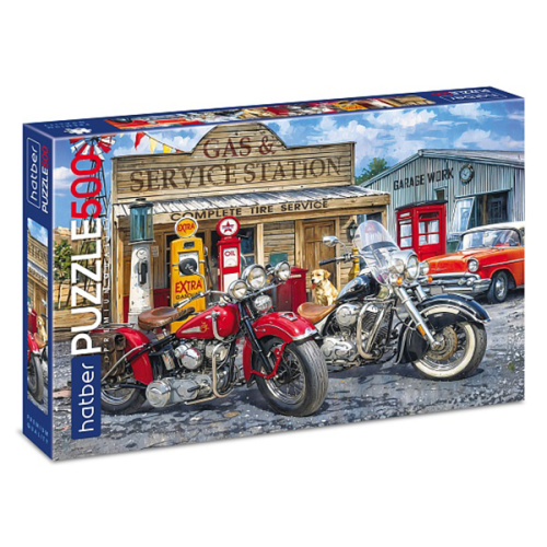 ПАЗЛЫ 500 эл. Премиум Легендарные байки 480х330мм
