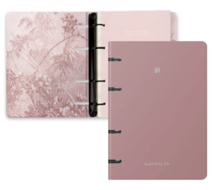 Тетрадь120л. А5 на кольцах ЭКСМО FLOREALE. Cedar Rose