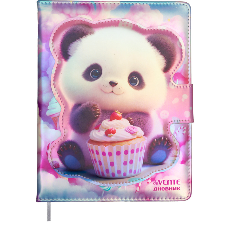 Дневник 1-11кл 7БЦ deVENTE Sweet Panda, искусственная кожа