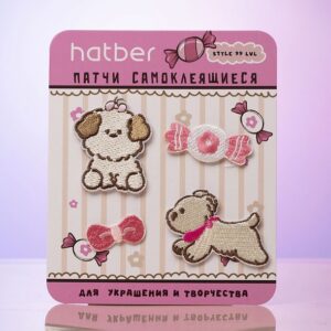 Наклейки декоративные самоклеящиеся (патчи) Пушистая компания