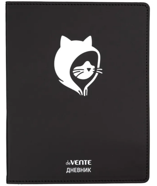 Дневник 1-11кл ЛАЙТ deVENTE Kitty in the hood, искусственная кожа