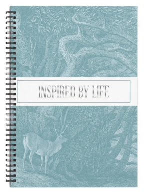 Тетрадь 80л. клетка ЭКСМО FLOREALE. Smoky Sky, гребень