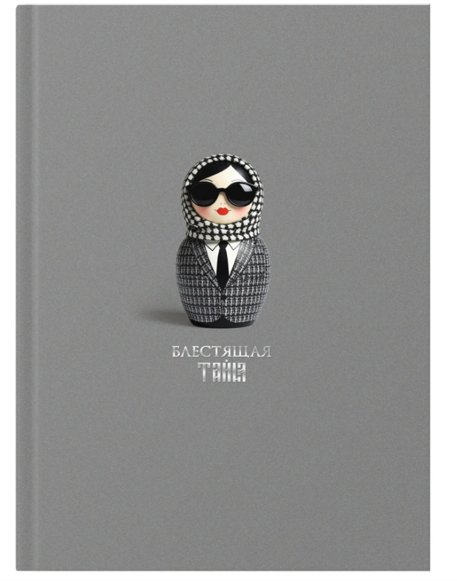 Записная книжка А5 128л. Эксмо RUSSIAN DOLL. Блестящая, ЛАЙТ