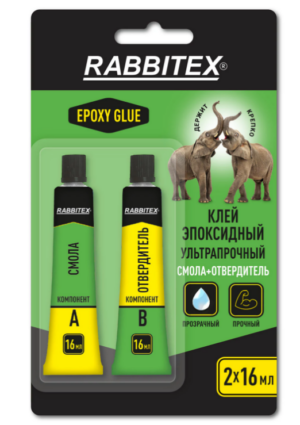 Клей универсальный RABBITEX Crystal кристальный, 30 мл