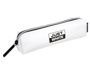 Пенал на молнии deVENTE 210х40мм Just White, искусст.кожа, белый