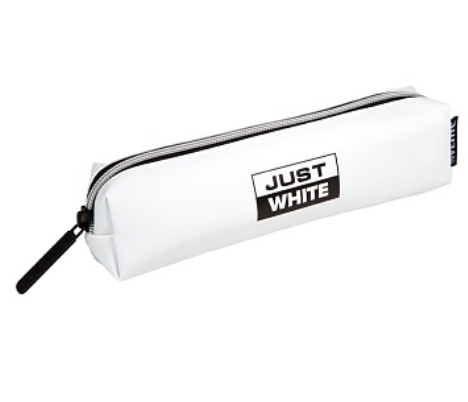 Пенал на молнии deVENTE 210х40мм Just White, искусст.кожа, белый