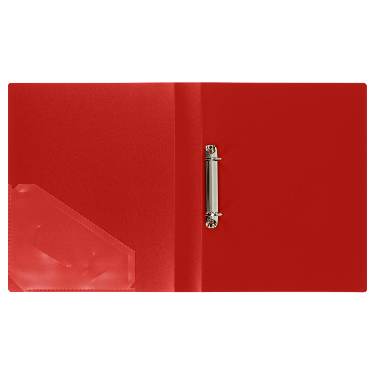 Папка на 2х кольцах 40мм СТАММ Стандарт Красная