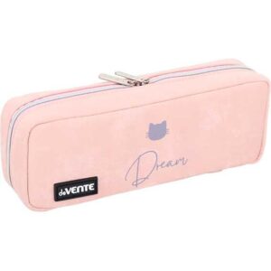 Пенал на молнии deVENTE 210х90мм My Dream, персиковый, искусст. кожа