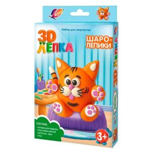 Набор для лепки Луч Шаролепики. Котик