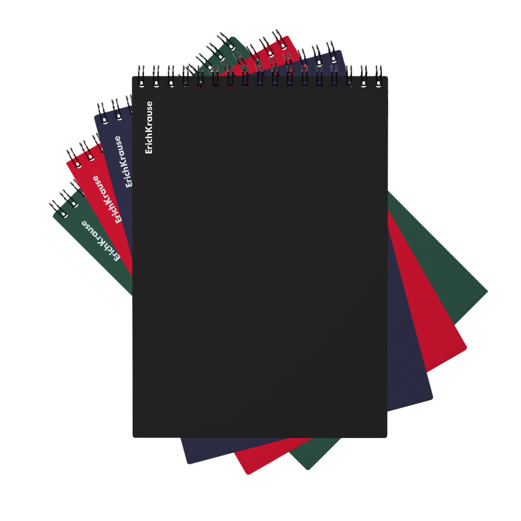 Блокнот 60л. А5 Erich Krause Классика, клетка, пластиковая обл., гребень