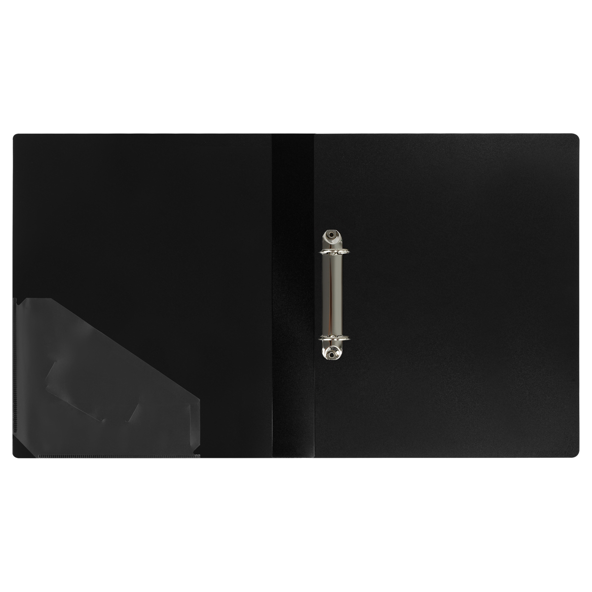 Папка на 2х кольцах 40мм СТАММ Стандарт Черная