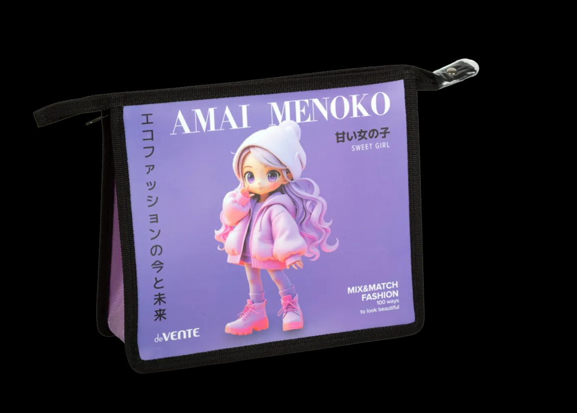 Папка для тетрадей на молнии А5 deVENTE Amai Menoko