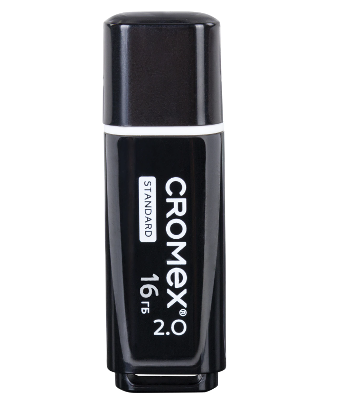 Флеш-диск 16 GB CROMEX Standard USB 2.0, черный