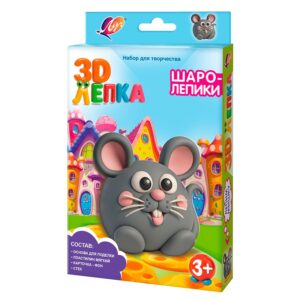 Набор для лепки Луч Шаролепики. Мышка