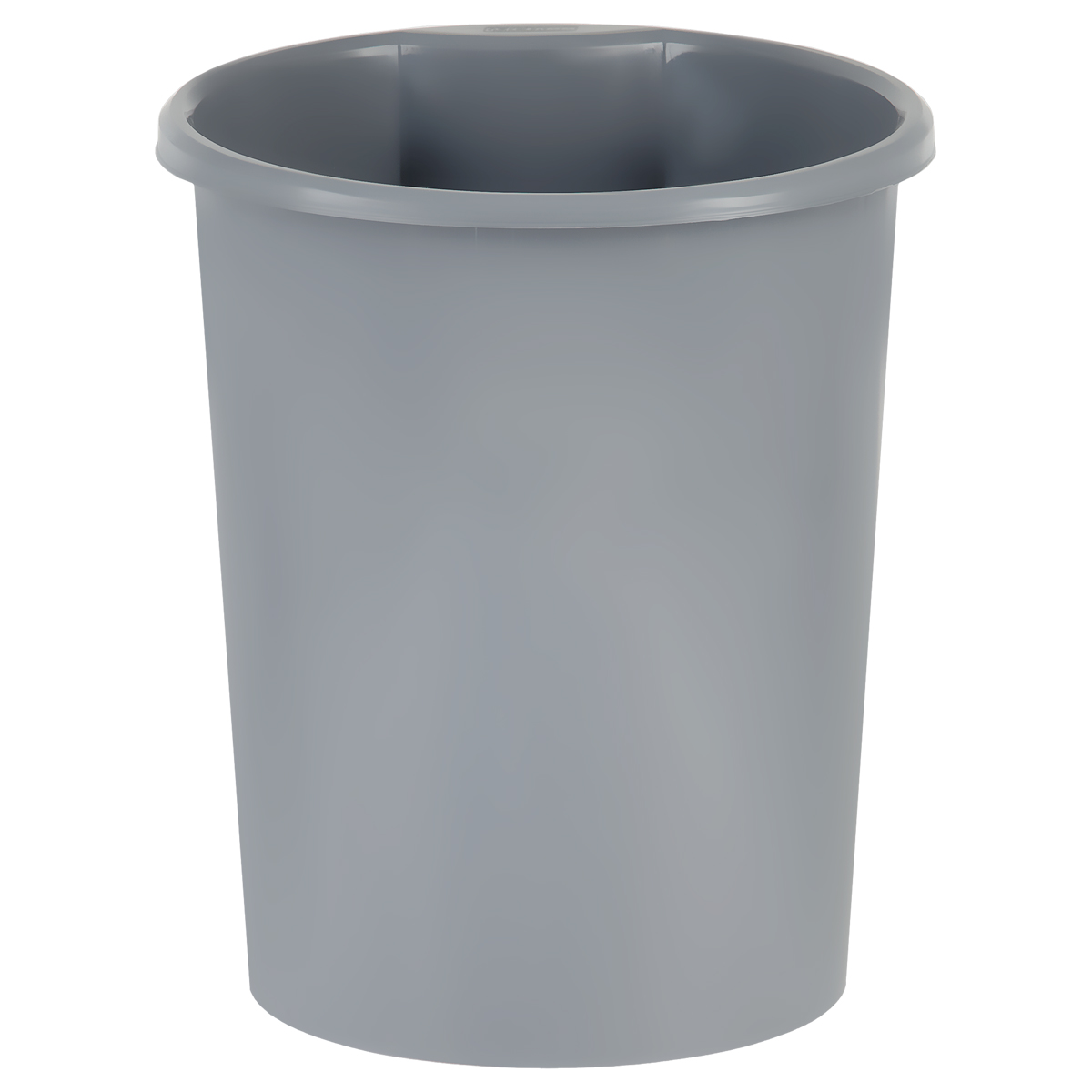Корзина для бумаг 12л цельная серая СТАММ