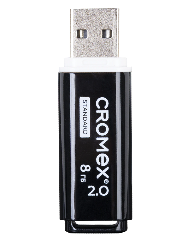Флеш-диск  8 GB CROMEX Standard USB 2.0, черный