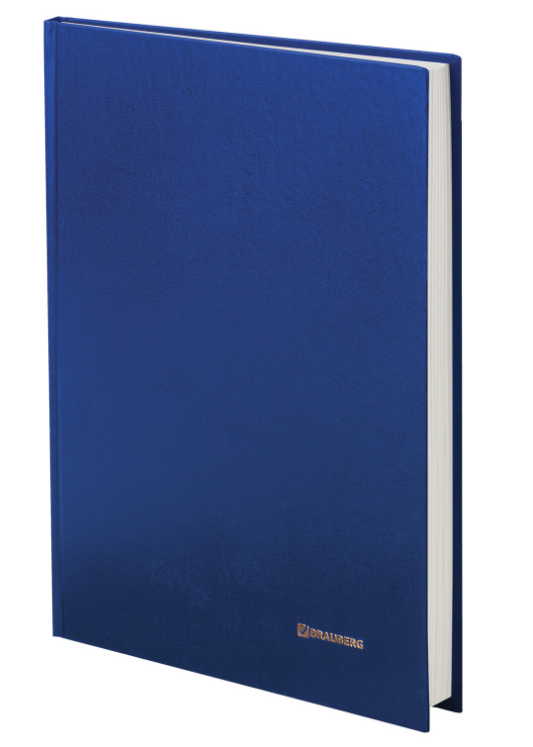 Книга учета 144л. линия, твердая обложка бумвинил BRAUBERG