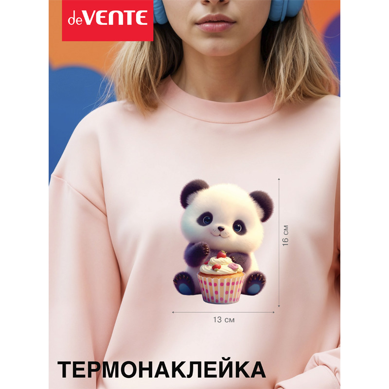 Термонаклейка для текстиля deVENTE Милая панда 13х16см