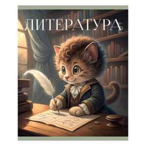 Тетрадь 40 л. линия Эксмо Усатые умники ЛИТЕРАТУРА