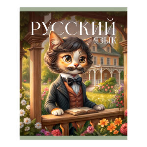 Тетрадь 40 л. линия Эксмо Усатые умники РУССКИЙ ЯЗЫК