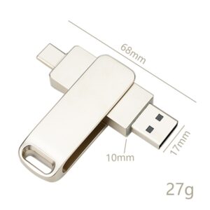 Флеш-диск 128 GB с двумя интерфейсами Tape-C и USB 3.0