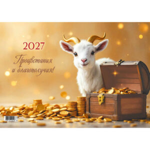 Календарь квартальный Моно 2027г Символ года2