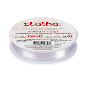 Леска для бисера Zlatka d 0,2мм 100м
