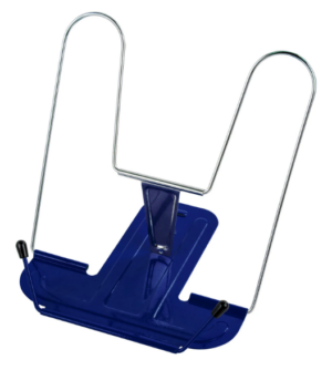 Подставка для книг BRAUBERG LINE+, металлическая, синяя