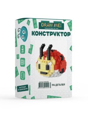 Конструктор Draw Me! Божья коровка, 196 деталей