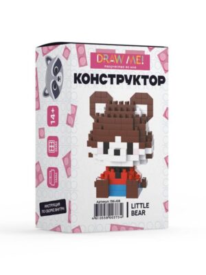 Конструктор Draw Me! МАЛЕНЬКИЙ МИШКА, 146 деталей