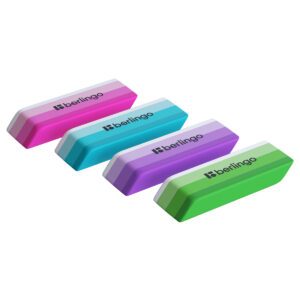 Ластик Berlingo Stripes цвета ассорти