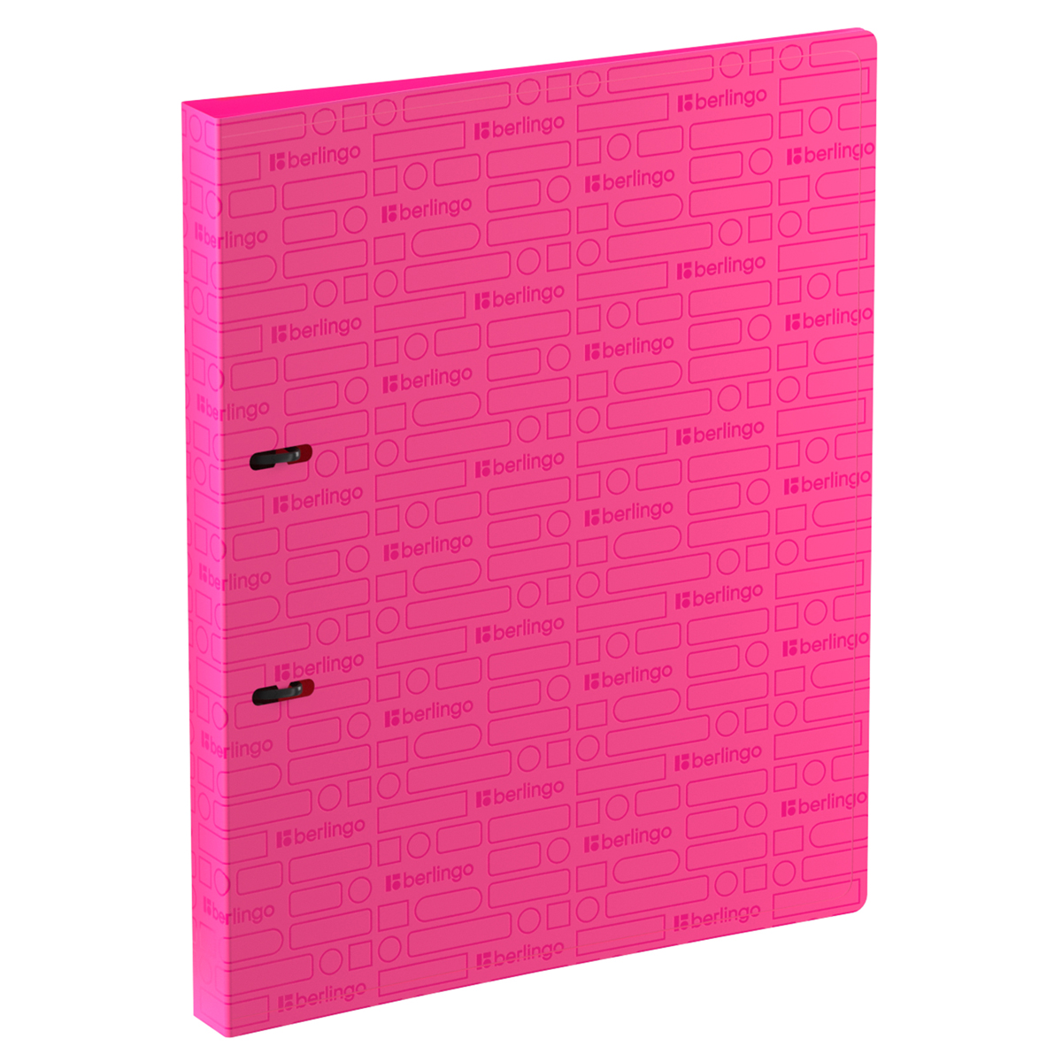 Папка на 2х кольцах 24мм Berlingo Your Way неон розовый 600мкм