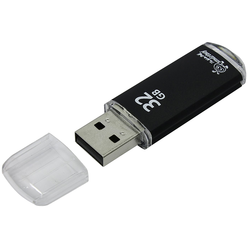 Флеш-диск 32 GB SMARTBUY V-Cut USB 2.0, черный