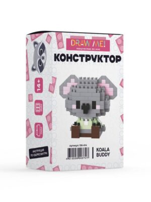 Конструктор Draw Me! КОАЛА ДРУГ, 136 деталей