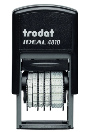 Датер ленточный TRODAT IDEAL Bank, пластик, 1стр., 3,8мм