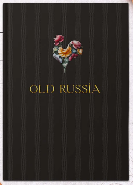 Записная книжка А5 128л. Эксмо OLD RUSSIA. Black, ЛАЙТ