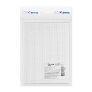 Канва Gamma Аида №11, 30х40см, 100% хлопок белый