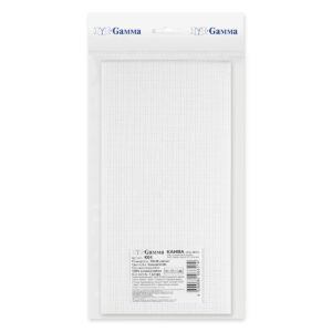 Канва Gamma Аида №14, 30х40см, 100% хлопок белый
