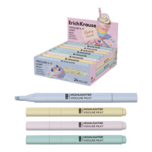 Выделитель текста Erich Krause Visioline V-17 Light Milky ассорти