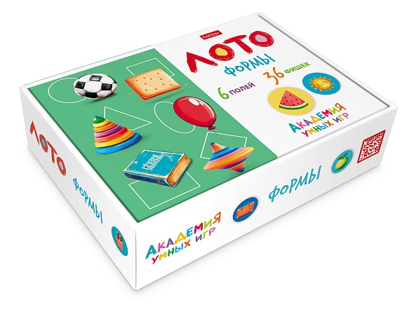 Игра развивающая Лото Формы 36 фишек (М)