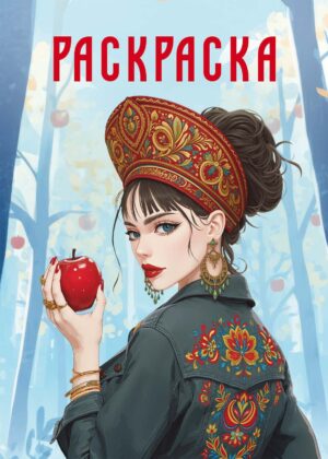 Раскраска-антистресс Проф-Пресс Девушки Девушка в кокошнике