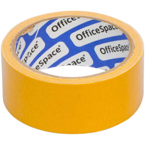 Скотч 38мм х10м двусторонний полипропиленовая основа OfficeSpace