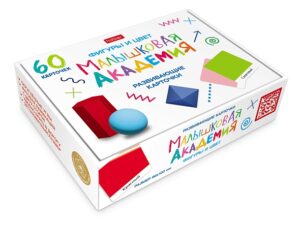 Развивающие карточки Малышковая Академия Фигуры и цвет 60шт.